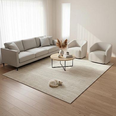 Washable Stain Resistant Area Rug Non Slip Foldable Soft Microfiber for Living Room Bedroom