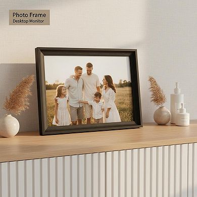 11x14 Picture Frame Tempered Glass Curved Edges Hanging Tabletop Display Gallery Wall Frames