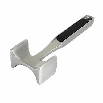 Gourmet Multi Sided Meat Tenderizer Aluminum Pounding Meats Nuts Shellfish Hang Storage Hand Wash