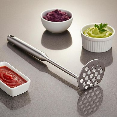 Stainless Steel Potato Masher Mini Avocado Masher for Vegetables Beans Meat Dishwasher Safe
