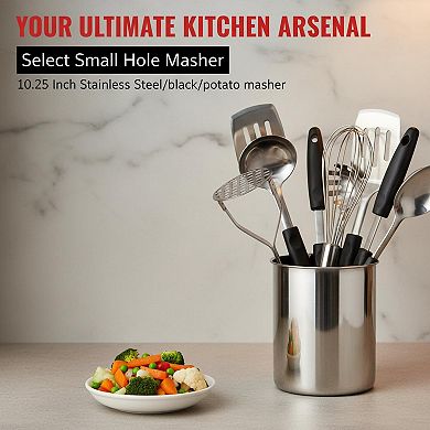 Sturdy Stainless Steel Masher Comfort Grip Dishwasher Safe
