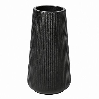 Matte Black Ceramic Vase Small Cute Flower For Pampas Grass Home Decor