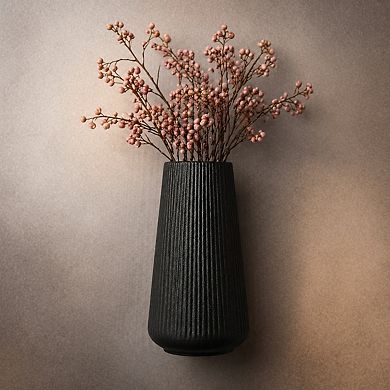 Matte Black Ceramic Vase Small Cute Flower For Pampas Grass Home Decor