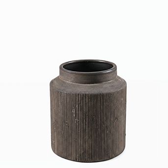 Rustic Farmhouse Ceramic Vase Terracotta Decor for Home Dining Table Living Room