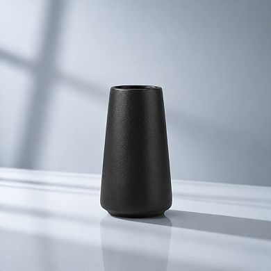 Simple Matte Ceramic Vase 6" Modern Home Decor for Flowers Plants Table Shelf Wedding Boho