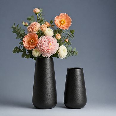 Ceramic Vase Classic Rustic Style Decorative for Flowers Pampas Grass Home Decor Table Centerpieces