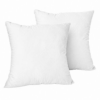 Throw Pillow Inserts Set Of 2 Down Alternative Polyester Couch Cushion Sham Stuffer Machine Washable