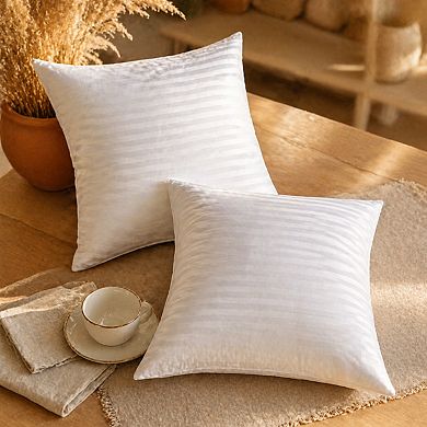 Throw Pillow Inserts Machine Washable Polyester Fiber Fill for Sofa Bed Decorative Cushions