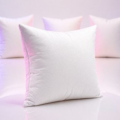 Throw Pillow Inserts Set Of 4 Lightweight Down Alternative Couch Sham Stuffer Machine Washable