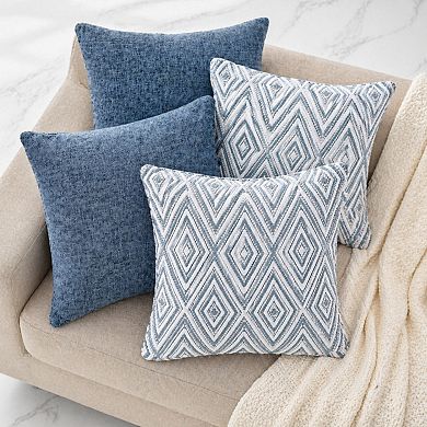 Set of 4 Decorative Throw Pillow Covers Linen Couch Cushion Covers for Sofa Living Room
