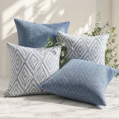 Set of 4 Decorative Throw Pillow Covers Linen Couch Cushion Covers for Sofa Living Room