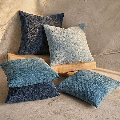 Pack Of 4 18x18 Inch Chenille Throw Pillow Covers Soft Decorative Cushion Covers For Sofa Bed Living