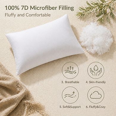 Premium 12x20 Throw Pillow Insert Soft Supportive Decorative Cushion for Bed Couch Sofa