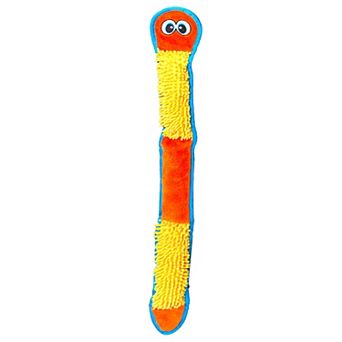Outward Hound Nubby Snake Stuffing-Free Squeaky Plush Dog Toy