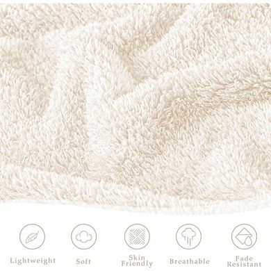 Ultra Soft Lightweight Fleece Throw Blanket, Fluffy All Season Blanket