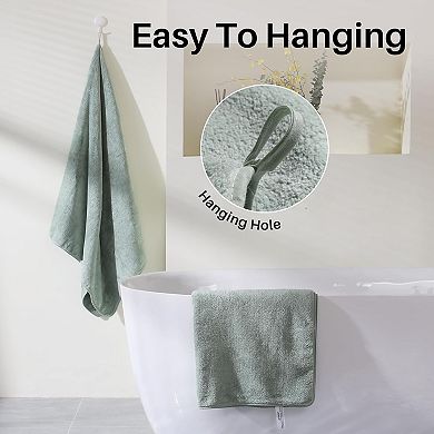 Bath Towels 4 Packs Large,Quicker to Dry Towels for Bathroom,Super Soft and Absorbent Mcirofiber