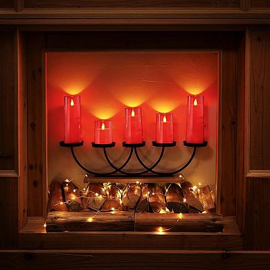 LED Flickering Candles with Remote Control and Timer Set of 9