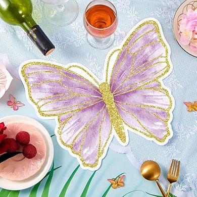 Butterfly Placemats, disposable paper mats, decorative 50 pcs pack