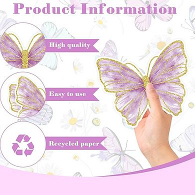 Butterfly Placemats, disposable paper mats, decorative 50 pcs pack