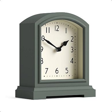 Tavern Mantel Clock Small Modern Arch Top Desk Table Shelf Bedside