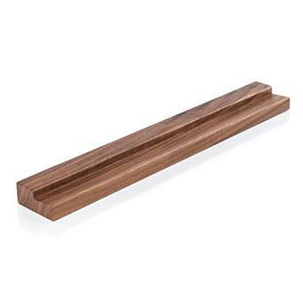Vinyl Record Wall Mount - Solid Wood Display Ledge for All Record Sizes, Minimalist Design