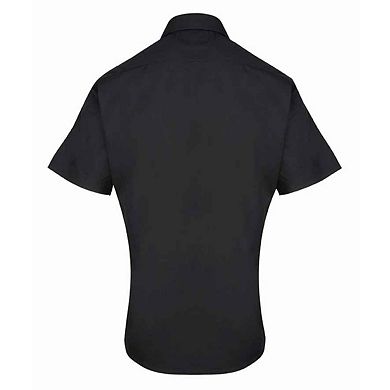Premier Mens Supreme Heavy Poplin Short Sleeve Work Shirt