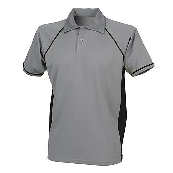 Finden & Hales Mens Piped Performance Sports Polo Shirt