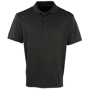 Premier Mens Coolchecker Pique Short-Sleeved Polo Shirt