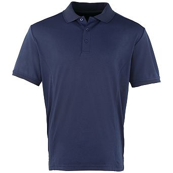 Premier Mens Coolchecker Pique Short-Sleeved Polo Shirt