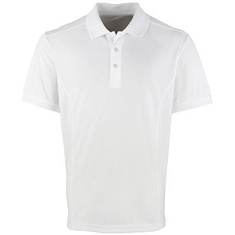 Premier Mens Coolchecker Pique Short-Sleeved Polo Shirt