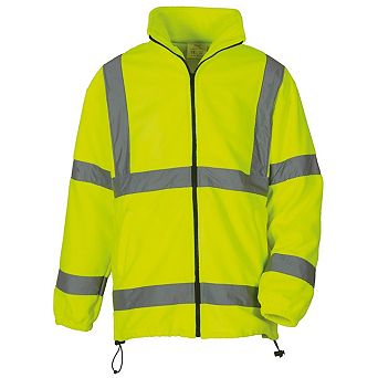 Yoko Mens Hi Vis Heavyweight Fleece Jacket