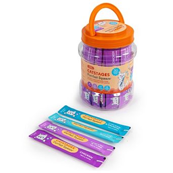 CatStages Purrfect Squeeze 50-Pack Lickable Cat Treats