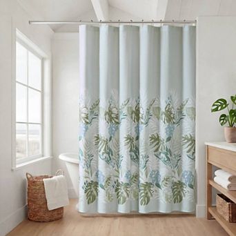 Harbor House Kiawah Island Tropical Botanical Shower Curtain