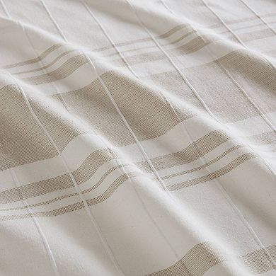 Harbor House Morgan Textured Woven Stripe Shower Curtain