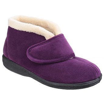 Fleet & Foster Womens/Ladies Levitt Touch Fasten Slippers