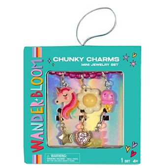 Wander Bloom Chunky Charms Mini Jewelry Necklace Set