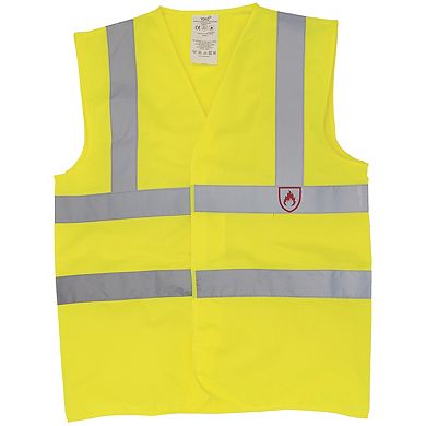 Yoko Flame-Retardant Hi-Vis Sleeveless Waistcoat