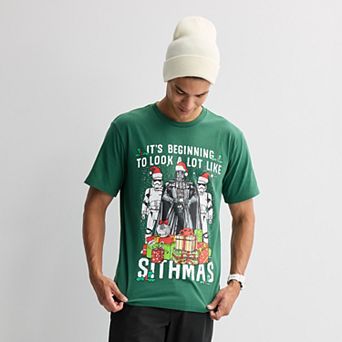 Men's Star Wars It's Beginning to Look A lot Like Sithmas Graphic Tee