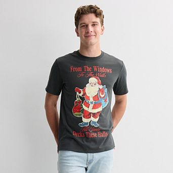 Men's From the Windows To The Walls Christmas Graphic Tee