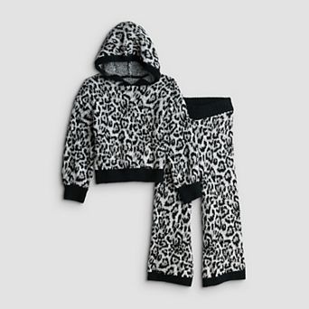 Girls 4-8 Grayson Threads Kids The Label 2 pc Cheetah Hoodie & Pants Set