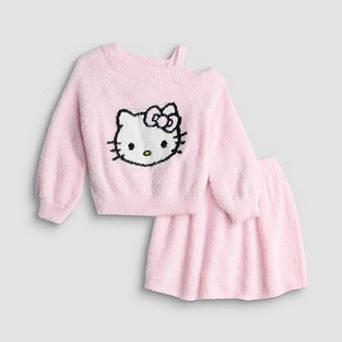 Girls 4-8 Grayson Threads Kids The Label 2-Piece Bow Sweater & Pants Set