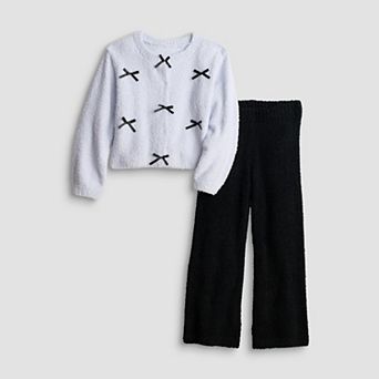Girls 4-8 Grayson Threads Kids The Label 2 pc Bow Sweater & Pants Set