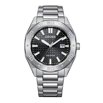 Citizen Eco-Drive Men’s Stainless Steel Bracelet Watch - BM7630-80E