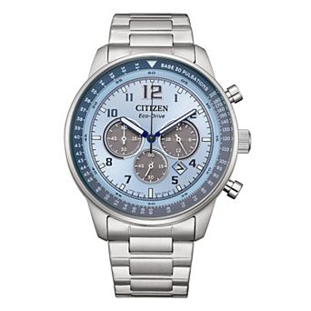 Citizen Men’s 44mm Eco-Drive Chronograph Stainless Steel Bracelet Watch - CA4500-83M