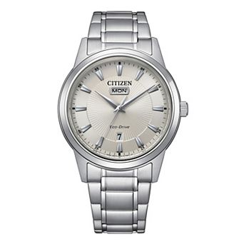 Citizen Eco-Drive Men’s Classic Stainless Steel Bracelet Watch - AW0100-86B