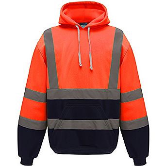 Yoko Mens Hi Vis Reflective Hoodie