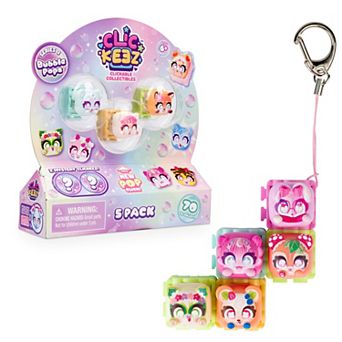 Pressman Clickeez S3 5-Pack Clickable Collectibles - Styles May Vary