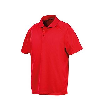 Spiro Impact Mens Performance Aircool Polo T-Shirt