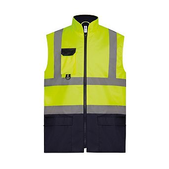 Yoko Adults Unisex Hi-Vis Padded Bodywarmer