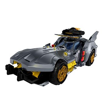 Mattel DC Premier Batmobile Vehicle with Bat-Drone Cannon